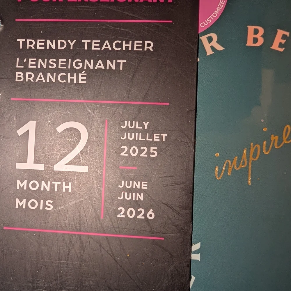 ♥️New Happy Planner Trendy Teacher 12-Month Dated Planner July 2025-June 2026